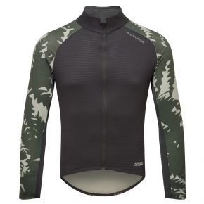Altura Icon Windproof Long Sleeve Jersey  2023 - WARM POLARTEC FLEECE LINED COLLAR AND DWR COATING.