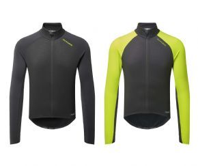 Altura Icon Windproof Long Sleeve Jersey - WARM POLARTEC FLEECE LINED COLLAR AND DWR COATING.