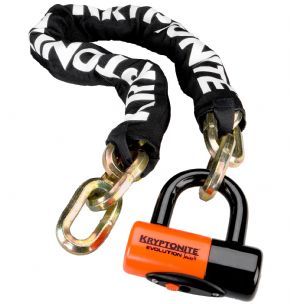 Kryptonite New York Chain Bike Lock With Series 4 Disc Lock (100Cm Long)