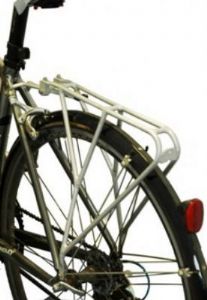 Tortec Velocity Slimline Rear Pannier Rack - Epic Alloy offers a lighter version of the steel racksâ€™ robust streamlined design.