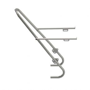 Tubus Tara Stainless Steel Lowrider Front Pannier Rack - Designed on the principle that the load needs to be carried lower