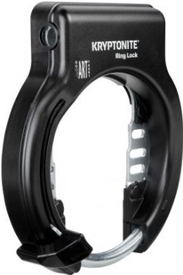 Kryptonite Ring Lock With Fix In Capability Non Retractable - An affordable U lock for moderate crime areas