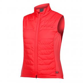 Endura Pro Sl Womens Primaloft Gilet Hi-Viz Coral - Thermal and windproof protection for your ears when the temperature drops 