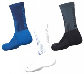 Shimano S-phyre Tall Socks - Extra-wide and low profile durable flat pedal for entry-level Trail and All-Mountain 