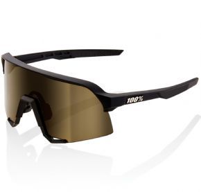 100% S3 Sunglasses Soft Tact Black/soft Gold Mirror Lens - 
