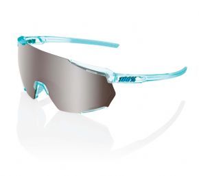 100% Racetrap 3.0 Sunglasses Translucent Mint/hiper Silver Mirror Lens - 
