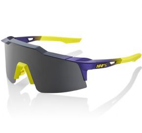 100% Speedcraft Sl Sunglasses Matt Metallic Digital Brights/smoke Lens