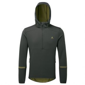 Altura Grid Half Zip Water Resistant Softshell Hoodie Carbon - A CASUAL LIGHTWEIGHT HOODIE OFFERING PROTECTION FROM THE ELEMENTS