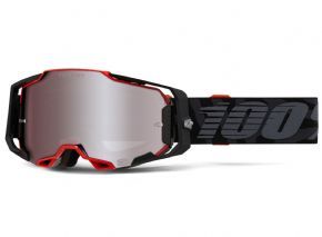 100% Armega Goggles Renen/hiper Silver Mirror Lens