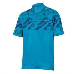 Endura Hummvee Ray Short Sleeve Jersey Electric Blue - Durable Nylon mini-ripstop fabric with DWR
