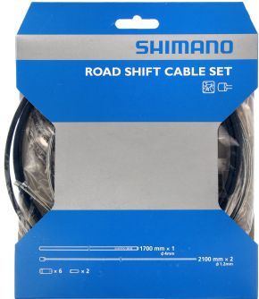 Shimano Road Gear Cable Set With Steel Inner Wire - THE MOST SPACIOUS VERSION OF OUR POPULAR NV SADDLE BAG 