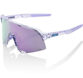 100% S3 Sunglasses Translucent Lavender/HiPER Lavender Lens 2023 - 