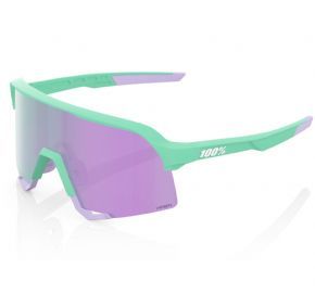 100% S3 Sunglasses Soft Tact Mint/HiPER Lavender Mirror Lens 2023 - 