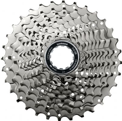 Shimano Tiagra Cs-hg500 10-speed Cassette 12-28 - Nickel-plated finish offers hard wearing resistance to corrosion