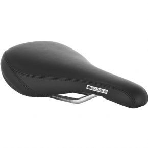 Madison Flux Junior Saddle - PU material is hard wearing yet offers great grip for bare skin or gloves