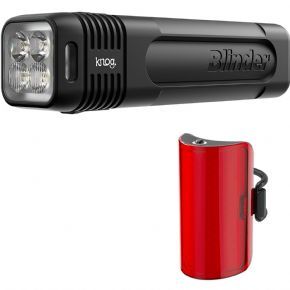 Knog Blinder Pro 900 + Mid Cobber Rear Light Set