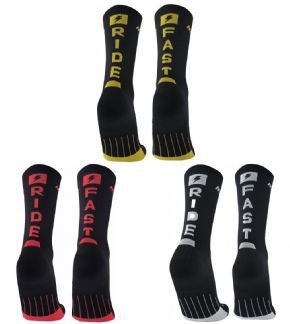 M2o Industries Ride Fast Crew Plus Compression Socks - 