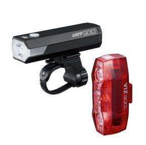 Cateye Ampp 900 Viz 300 Light Set - Entry-level is no longer synonymous with cheap.