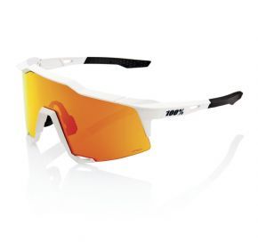 100% Speedcraft Sunglasses Soft Tact Off White/hiper Red Multilayer Mirror - Eyewear of choice for many time UCI World Champion Peter Sagan
