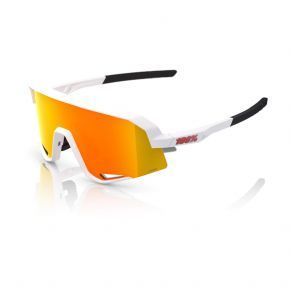 100% Slendale Sunglasses Soft Tact White/HiPER Red Mirror Lens  2024 - Welcome to the next evolution of the Speedtrap