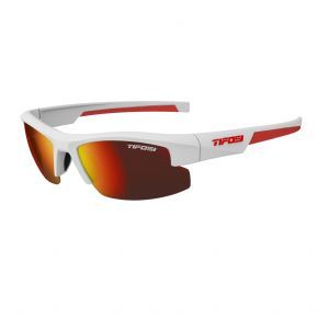 Tifosi Shutout Youth/Kids Sunglasses Matte White/Red - 