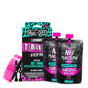 Muc Off Ultimate Tubeless Setup Kit Xc/ Gravel - Can be combined with Ortlieb Back/Front-Rollers on the rack for bike touring. 