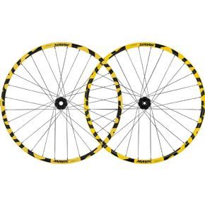 Mavic Deemax DH Yellow 29 6 Bolt Wheel Set - 
